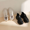 西村名物2022年春季新款休闲厚底低帮休闲运动休闲鞋系带老爹鞋女T22AM18821 商品缩略图3