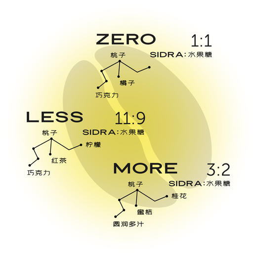 新年咖啡豆礼盒 SIDRA&水果糖拼配咖啡豆 3包装*80g 商品图1