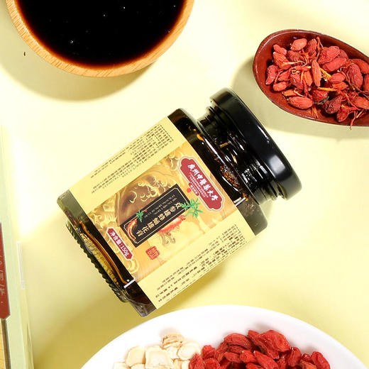 【重燃雄风】双参蜂蛹雄花膏广州中医药大学联合研发传统古方精选食材男人滋补膏人参黄精枸杞牡蛎膏150g/盒 商品图2