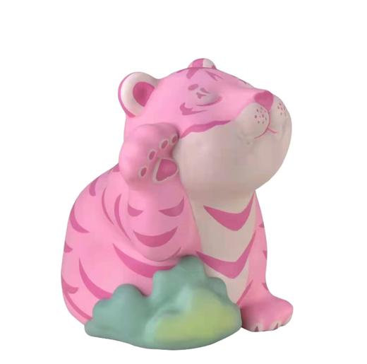 大力招财虎-粉黛桃花-栾佳齐 商品图0
