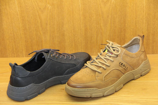 豪行秋季新款10351192板鞋男韩版潮流百搭皮鞋户外休闲鞋运动潮鞋 专柜正品 商品图3