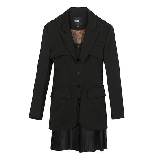 MIIDII谜底2022春新款高端系列西装外套胸衣式连衣裙221GL0073 商品图4