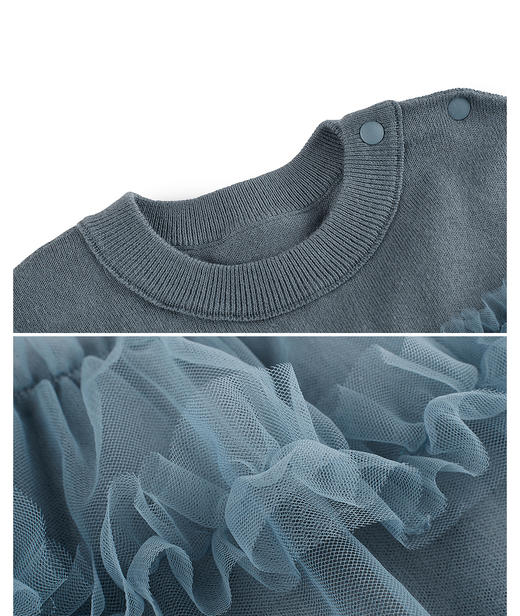 [江南布衣婴童]22春装女童婴幼儿长袖连衣裙YMBGB1060 商品图3