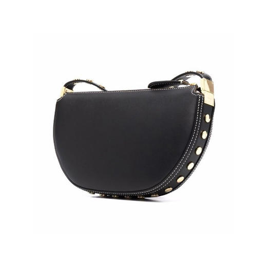 BURBERRY 博柏利 女士迷你皮革拉链 Olympia 埃伦匹亚包 黑色 8049165 A1189 商品图2