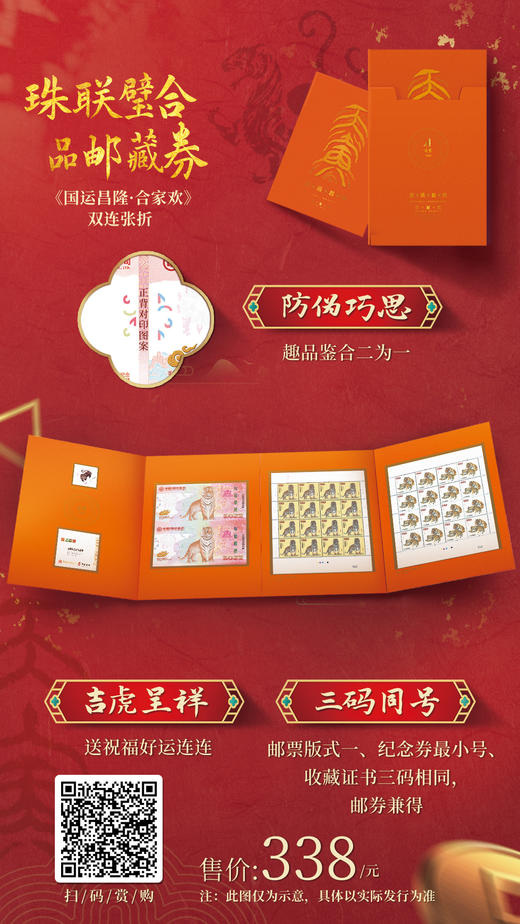 《国运昌隆》壬寅虎年生肖纪念券 商品图1
