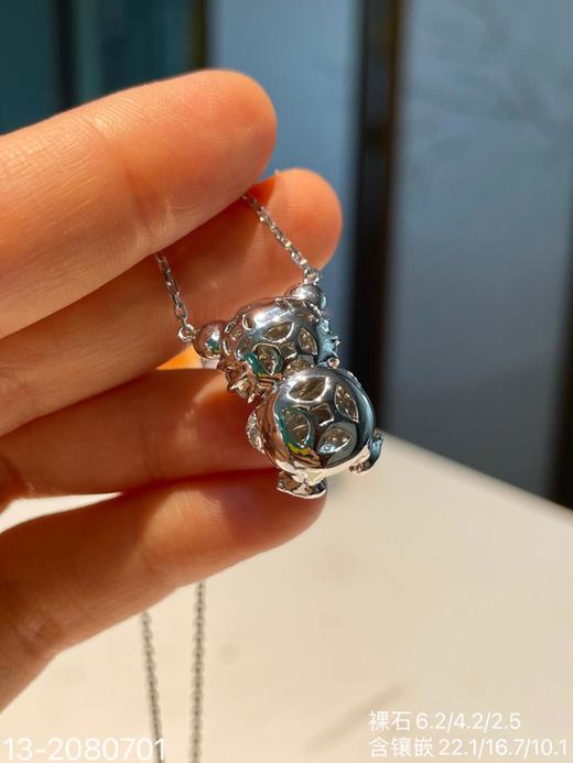 13-2080701，老坑艳绿老虎锁骨链，15999 商品图7