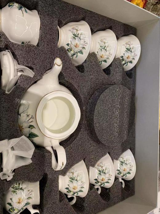 【已绝版】骨瓷咖啡具 英式木棉花套装 商品图0