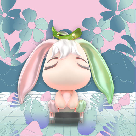 星际熊埃莉诗冥想兔丛林偶遇潮玩盲盒女孩可爱生日礼物潮玩兔手办 商品图0