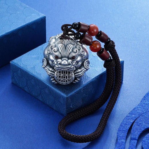 子佩集S999银【有求必应】纯银手把件【BJ001063】球可转动2201 商品图6