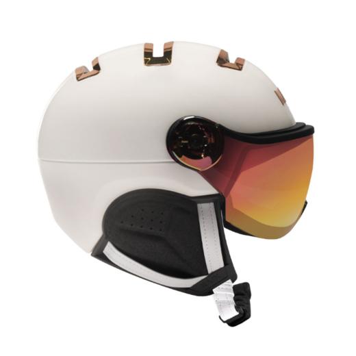 Kask - Chrome - White/Pink Gold/Pink Gold Mirror - 男女通用 - 头盔 - 白色/玫瑰金色/玫瑰金色镜 商品图0