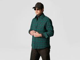 Sease - Gate Padded - Dark Green - 男装 - 滑雪夹克 - 深绿色