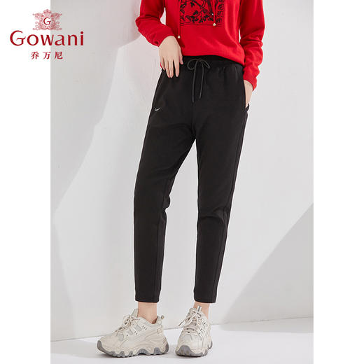 乔万尼冬季新款羽绒裤哈伦设计休闲舒适百搭长裤EI4F652 商品图1