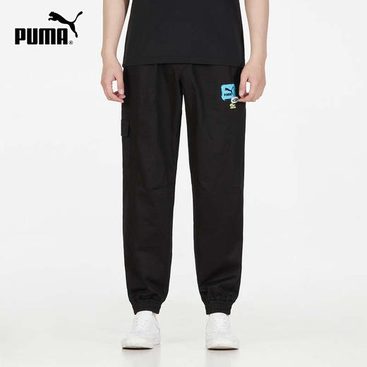 彪马男裤2022春新款运动裤跑步宽松休闲裤长裤2pu53609001 商品图0