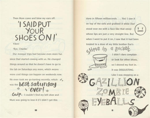 奥马尔星球 意想不到的超级间谍 英文原版 Planet Omar Unexpected Super Spy 卡通漫画插图 儿童英语章节小说书 商品图1