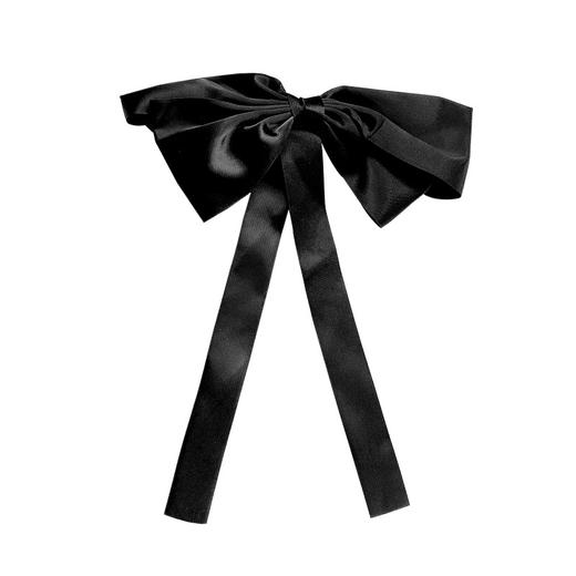 【2个装】吴谨言同款黑色双层大蝴蝶结头饰发夹女网红后脑勺发卡弹簧夹发饰 商品图4