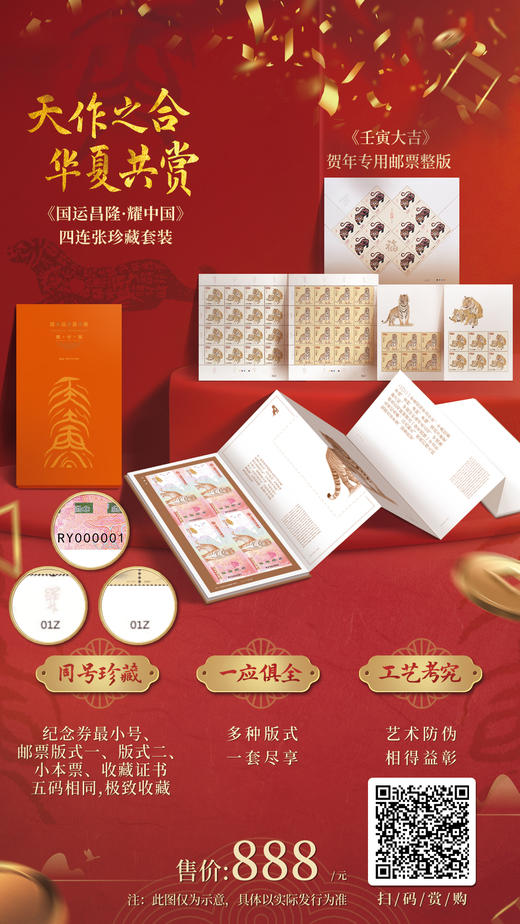 《国运昌隆》壬寅虎年生肖纪念券 商品图2