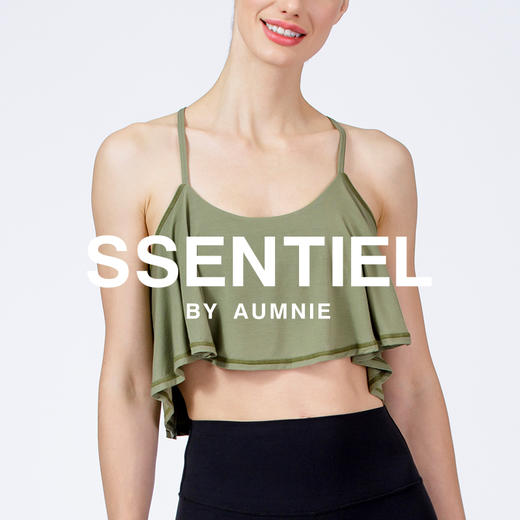 莫代尔金沙露脐上衣 Modal Sands Cropped Top 含胸垫 商品图2