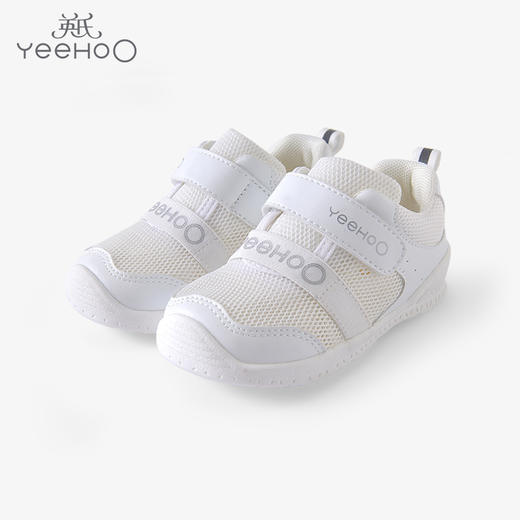 英氏童鞋宝宝学步鞋抑菌缓震软底小白鞋22年春秋新品YFXHJ12026A 商品图0