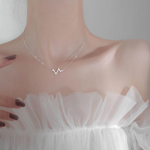 Winy925纯银怦然心咚项链送女友闺蜜节日生日礼物 商品图1