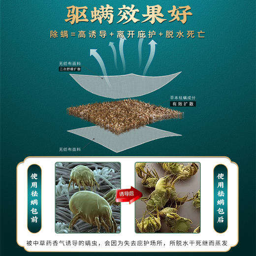 【全屋虫子一锅端！买2送1、买4送3】驱虫一包灵，告别螨虫！赶走/跳蚤/蚂蚁/蟑螂！天然植萃，温和安全，全家各处可用 商品图4