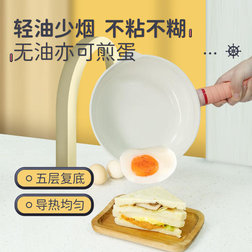 帝伯朗WONDERLAND乐园 奶油棒棒糖多用煎锅20cm 商品图3