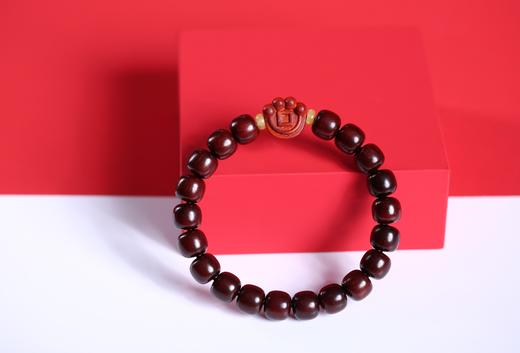 XYZT0373°虎掌聚财小叶紫檀手串 商品图0