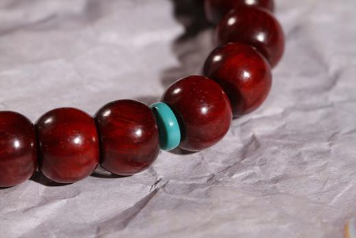 DQ0156°印度小叶紫檀+大漆手饰 商品图4