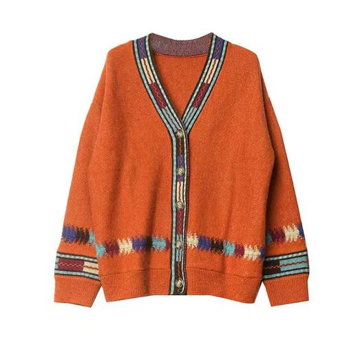 丽迪莎抗起球混纺纱线针织外套KK11V3034 商品图2