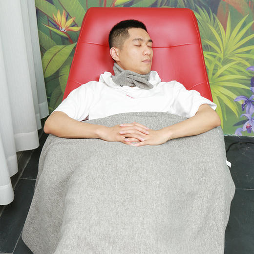 康健生机远红外领巾 颈椎脖子保暖健康时尚围巾 轻薄短款 商品图2