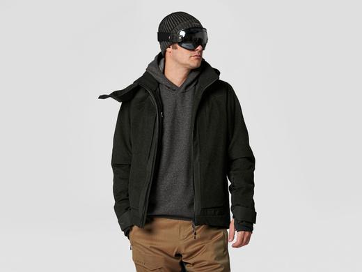Sease - Trace Jacket - Bottle Green - 男装 - 滑雪夹克 - 绿色 商品图0