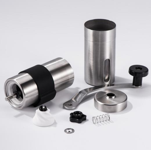 【家用电器】-创意手摇咖啡磨豆机 带硅胶不锈钢磨豆机 咖啡机 咖啡磨 商品图1