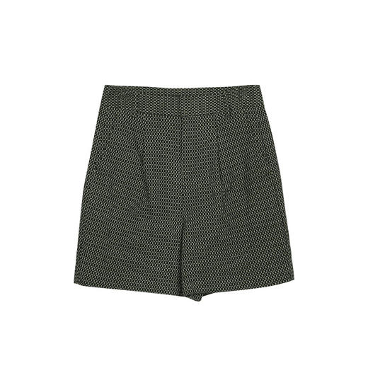 MIIDII谜底2022春款通勤时髦阔腿短裤女a字宽松直筒221MK0139 商品图4