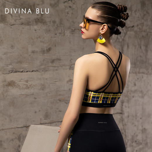 DIVINABLU伦敦系列专业瑜伽服女高端时尚运动套装气质仙气健身服 商品图4
