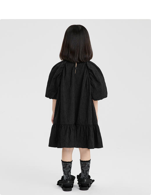 江南布衣童装22春装新款女童休闲圆领连衣裙1MBG40510 商品图6