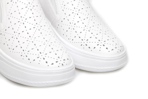 豪麟名鞋奥莱迪嘉女装牛皮革时尚休闲鞋DJXXO21WX204白色  原价1660元 商品图2