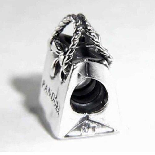 PANDORA/潘多拉 经典蝴蝶结购物袋串珠791184 银色 商品图2
