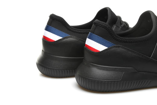 豪麟名鞋奥莱都彭男鞋织物+牛皮革休闲鞋E31111317黑色  原价3660元 商品图2