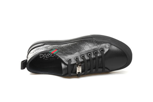 豪麟名鞋奥莱迪嘉男装牛皮革动感休闲鞋DJTHO21MX208黑色  原价1660元 商品图2