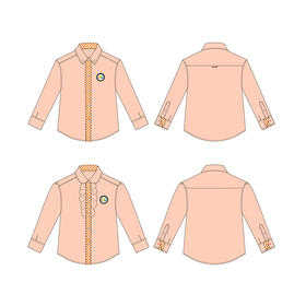 实验幼儿园-男女长袖衬衫