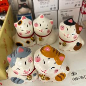 HUJI祤集摆件贴面小猫