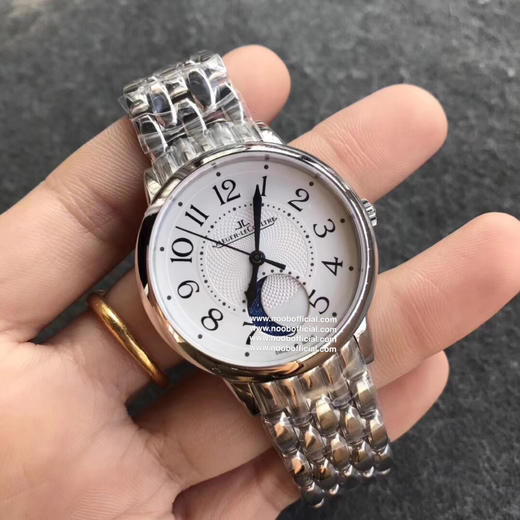 2017日内瓦表展新款积家约会系列大月相女士腕表，34x11mm，西铁城9015改cal.935A自动机械机芯，316精钢表壳，蓝宝石镜面，钢带或皮带可选，折叠扣，防水30米 商品图7