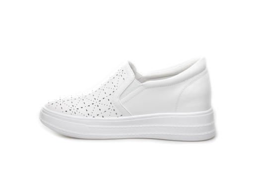 豪麟名鞋奥莱迪嘉女装牛皮革时尚休闲鞋DJXXO21WX204白色  原价1660元 商品图1