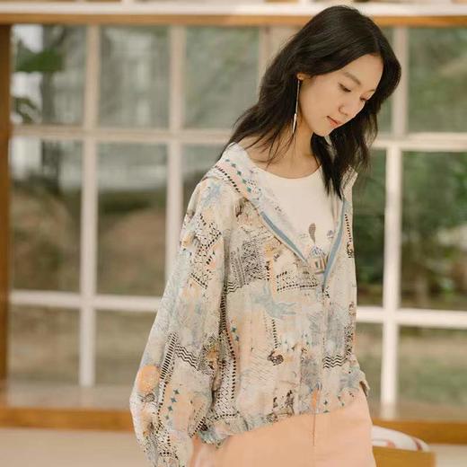丽迪莎主题印花百搭休闲外套KK12W2243 商品图1