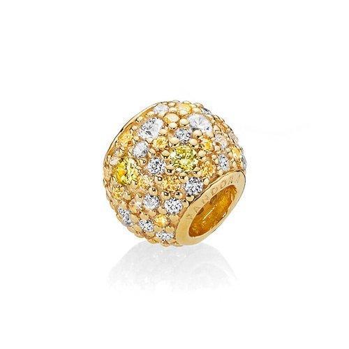 PANDORA/潘多拉女士925银金色Pavé密镶时尚DIY圆形串珠串饰767052CSY 商品图1