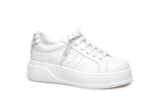 豪麟名鞋奥莱迪嘉女装牛皮革时尚休闲鞋DJXXO21WX203白色  原价1660元 商品图0