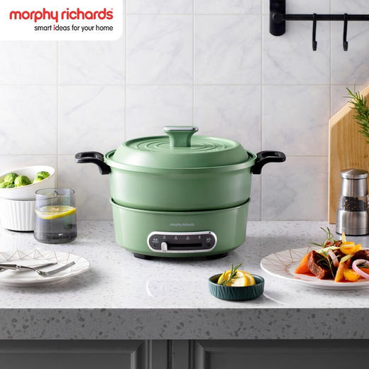 摩飞多功能锅 小电锅电火锅电煮锅家用多用途电热锅电炒锅涮煮炒一体 MR9087 商品图8