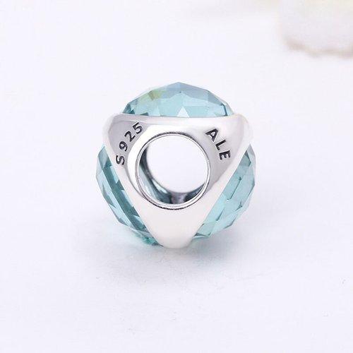 PANDORA/潘多拉  冰晶绿闪耀的水滴925银串饰 792095NIC 冰晶绿色 商品图4