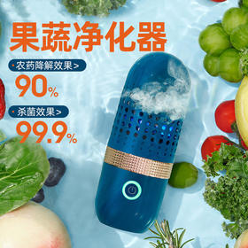 东菱胶囊果蔬净化器食材清洗机家用杀菌便携无线除农残自动洗菜机