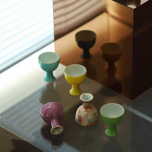 忘言造物 朝茶夜酒礼盒套组 7只锦盒版 容量22ml 高5cm 口径4cm 商品图7