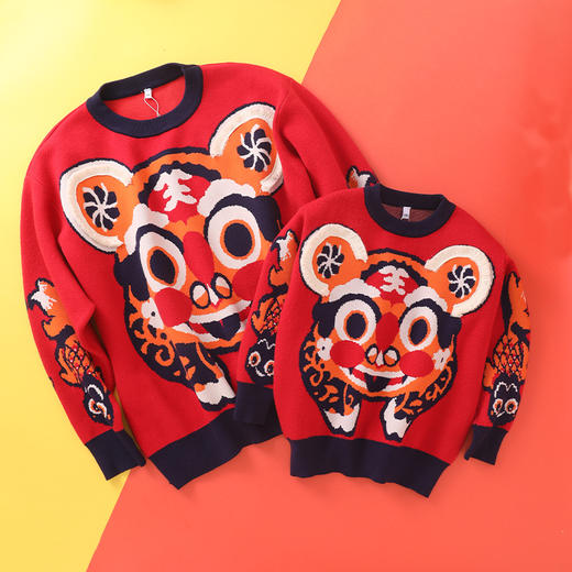 龙之涵2022新年款年服专场 国潮卫衣卫裤毛衣 软壳防风衣 连帽加绒卫衣 棒球服棉衣 婴幼儿A类标准 商品图13